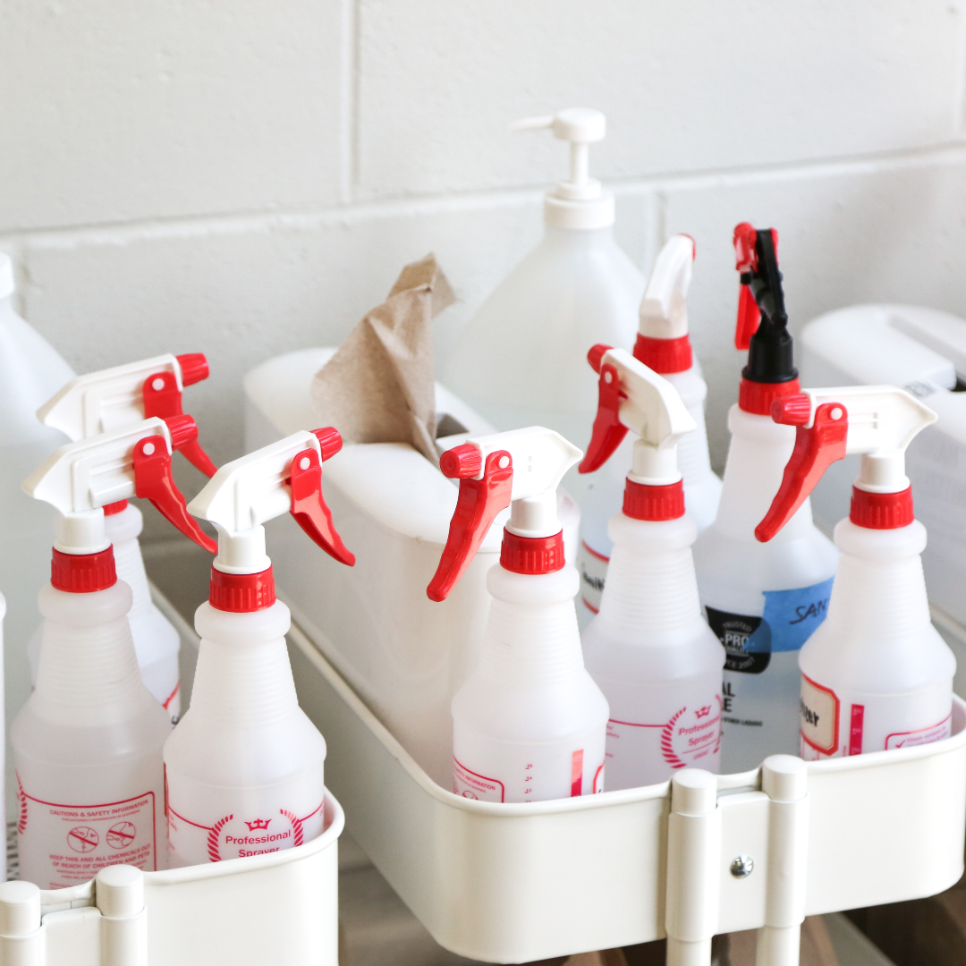 Moving Cleaning Supplies